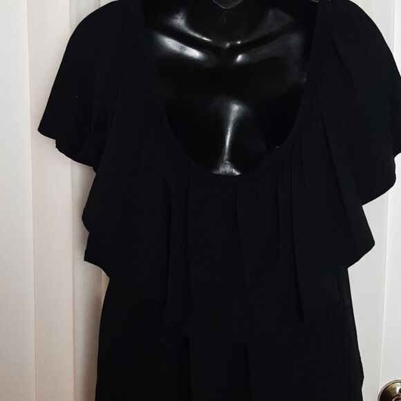 WOMANWITHIN 3XL‎ Black Peasant Top Sleeveless - Picture 7 of 7